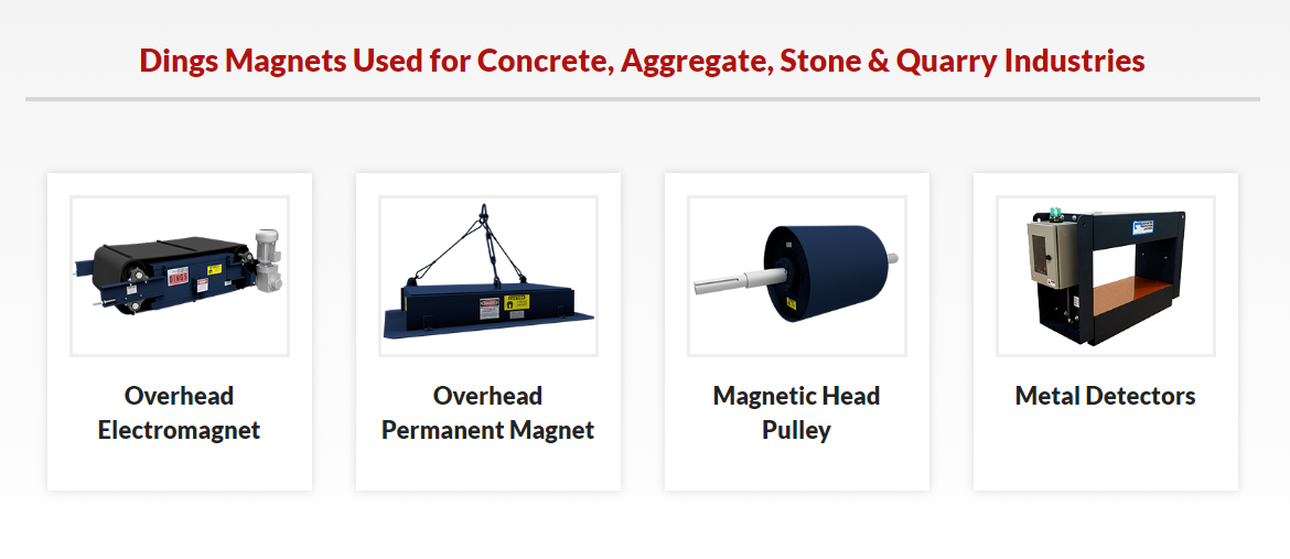 Aggregate and Quarry Magnets