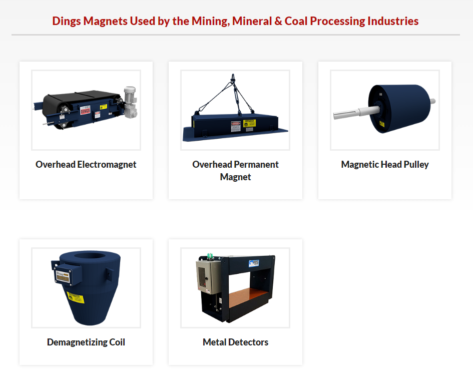 Mining Mineral and Coal Magnets