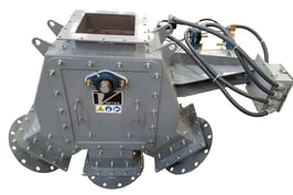 pivoting chute diverters