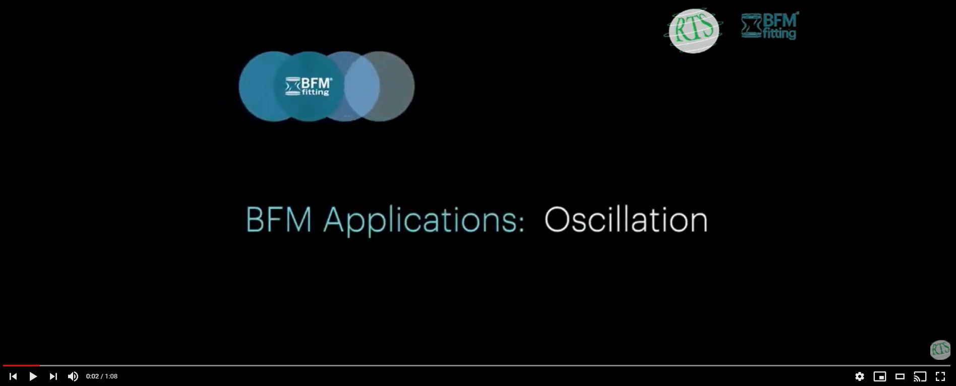 BFM fittings Applications - Oscillation
