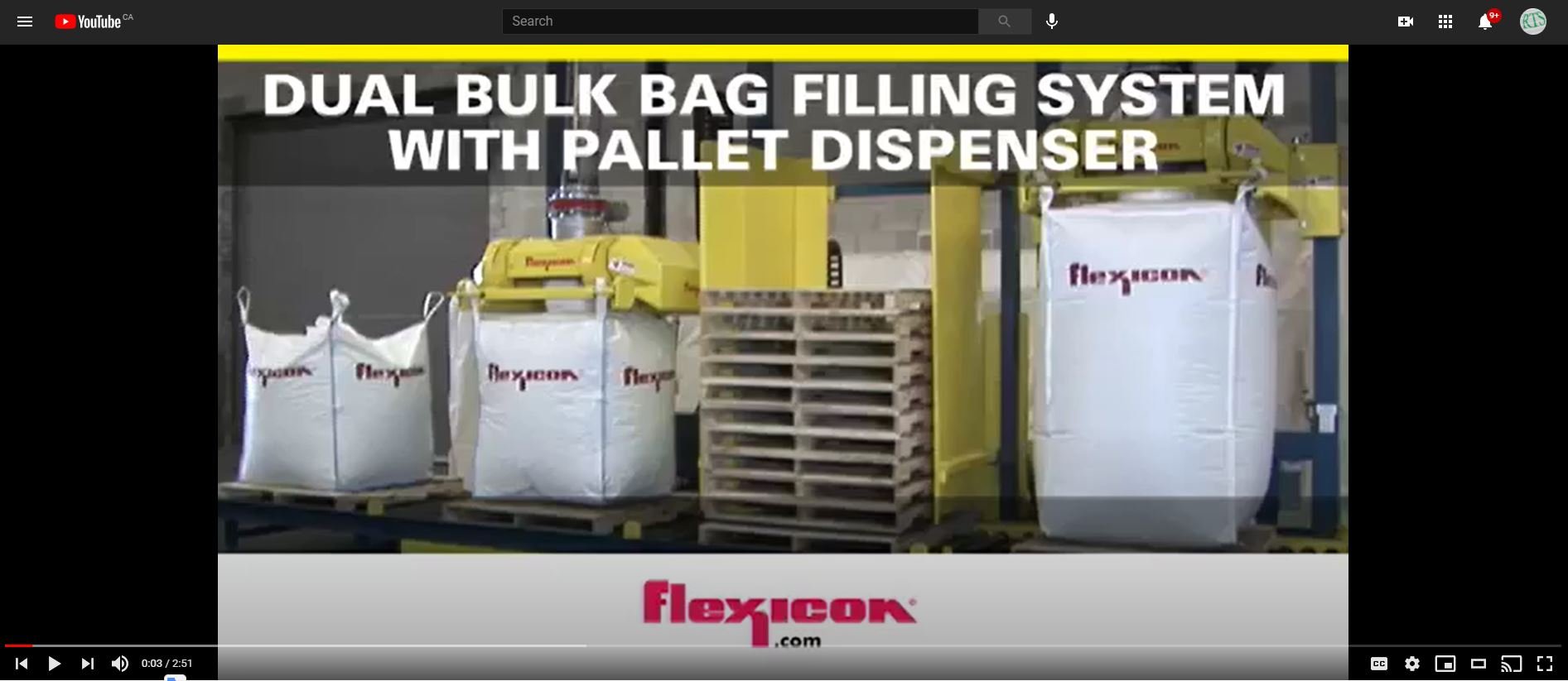 Dual Bulk Bag Filling System With Pallet Dispenser