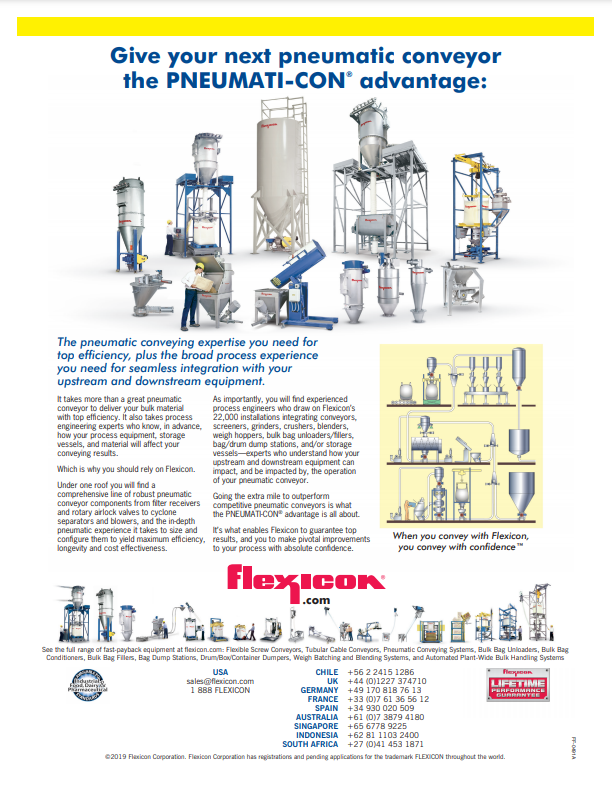 Carbon, Activated - Materials Handled - Flexicon Corporation