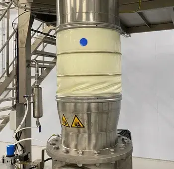 BFM flexible connector for positive pressure conveying