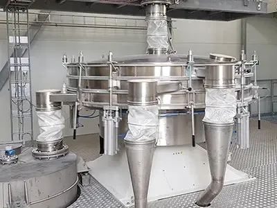 BFM flexible connectors for sifters and screening equipment